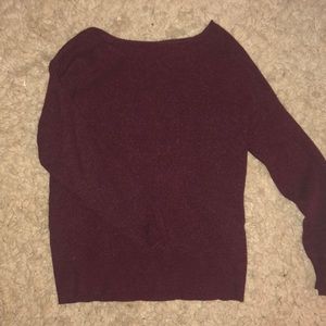 Burgundy sweater